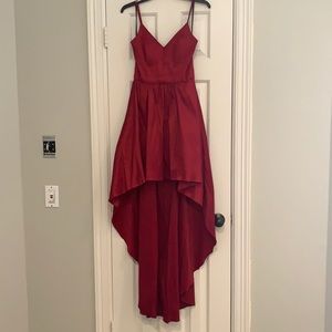 Red Hi-low Dress